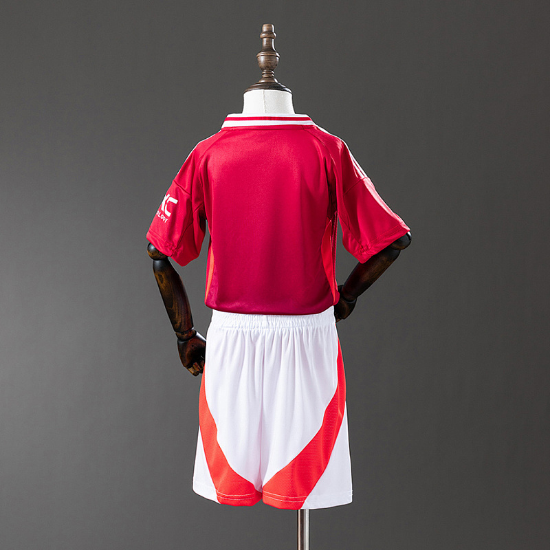 M-U kit M-U 25/26 Home kids kit Jersey SZIE 16-28 2