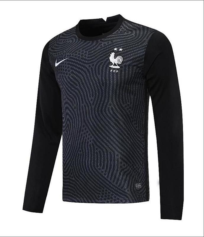 Francia France Black Long Sleeve Goalkeeper S-XXL (can be sold separately) 6