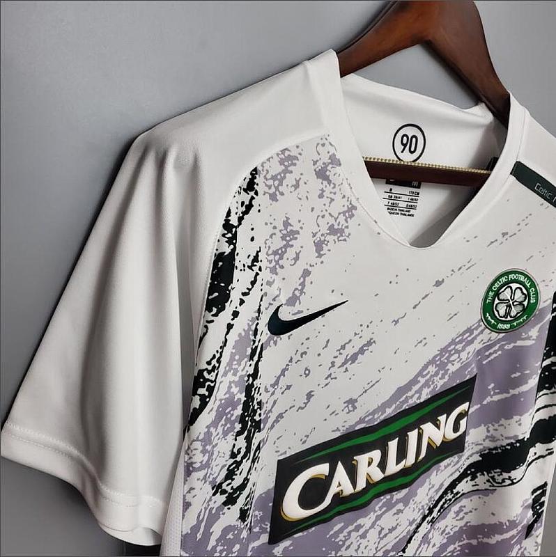 Celtic white Retro 07/08 Celtic away white S-XXL 7