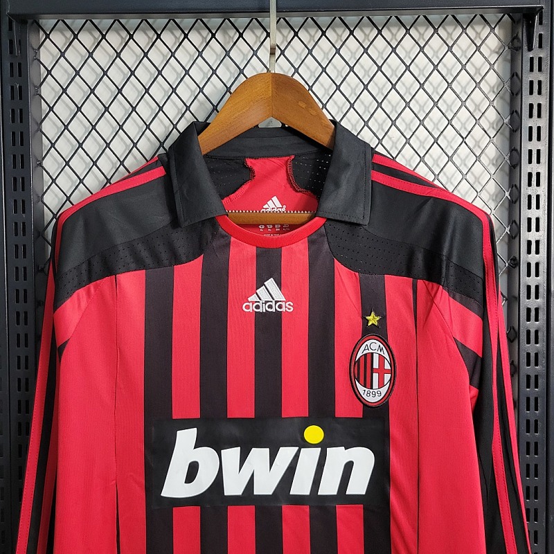 07-08 AC Retro 07-08 AC Home Long Sleeve Size S-XXL 4