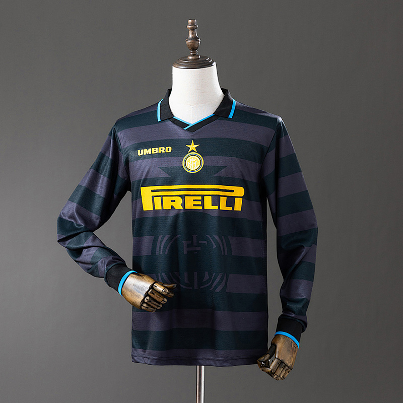 Inter Inter Milan 97/98 Third Away Long Sleeve Retro Jersey S-XXL
