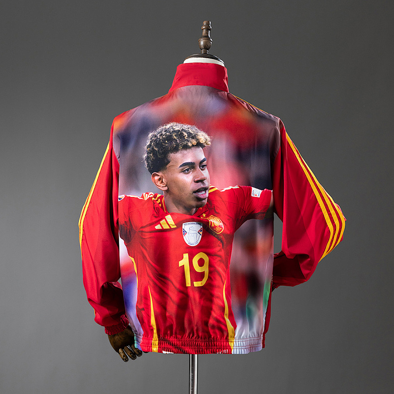 Spanish Yamal Spanish Yamal Reversible Jacket Windbreaker - Red S-XXL 4