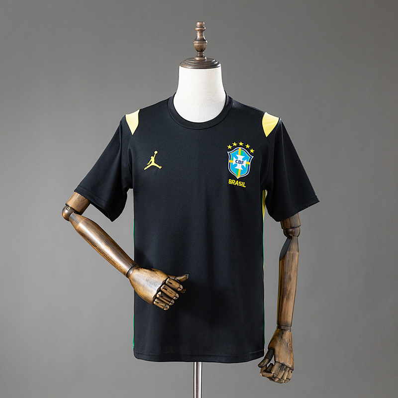 Brasile Brazil Jordan Brand Drill Top - Black S-4XL