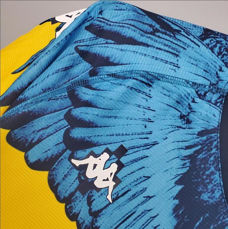 Napoli 21/22 S.S.C. Napoli Yellow blue Kappa × Marcelo Burlon S-XXL 4