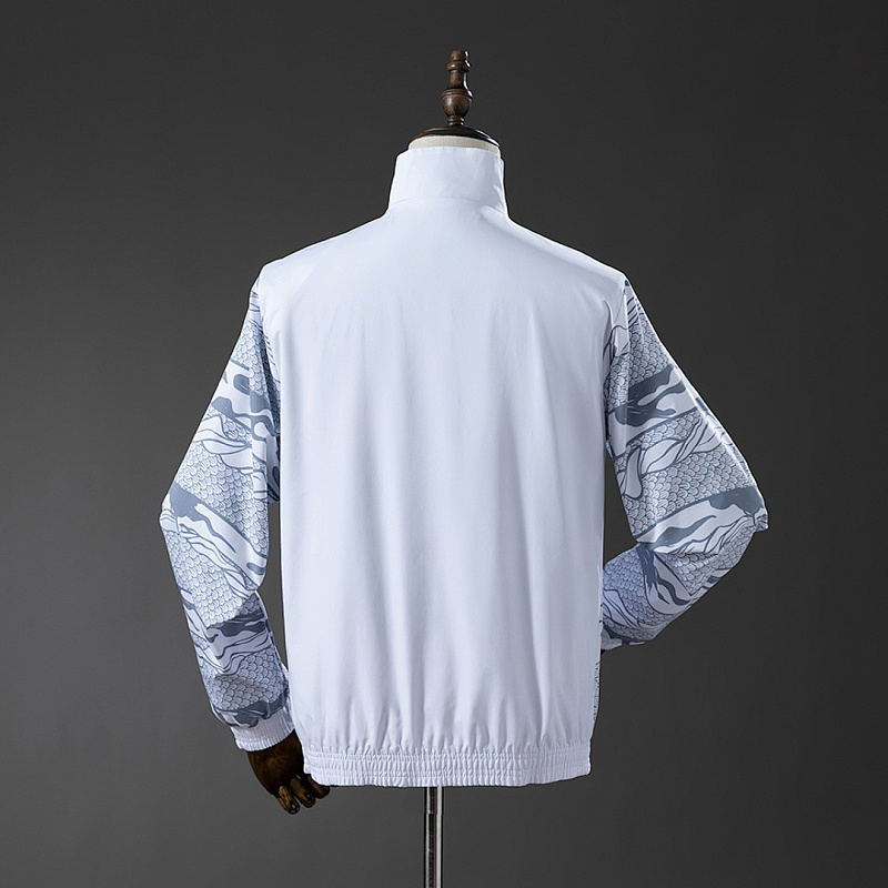 Manchester City Manchester City Reversible Jacket Windbreaker - White & Mint Green S-XXL 2