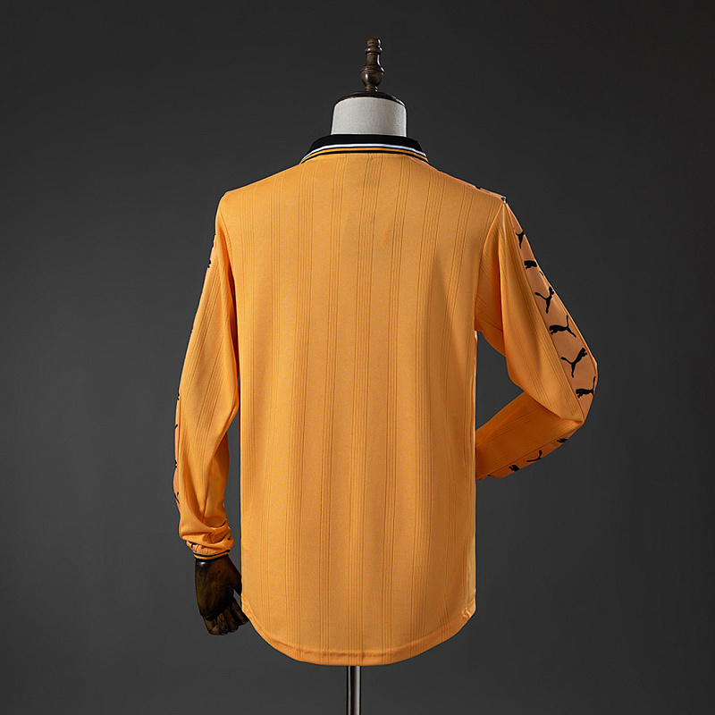 Wolves Wolves 98/99 Home Long-Sleeve Retro Jersey S-XXL 2