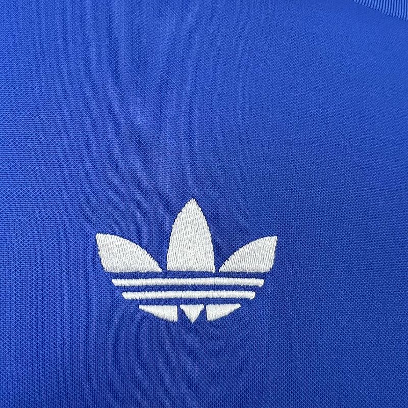 Manchester United Manchester United 2024/25 Joint Edition Blue Long Sleeves Retro Jersey S-XXL 7