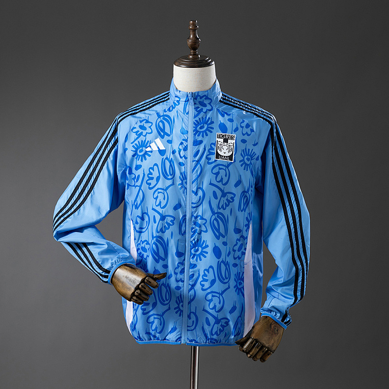 Tigres Reversible Tigres Reversible Jacket Windbreaker - Beige & Blue S-XXL 3