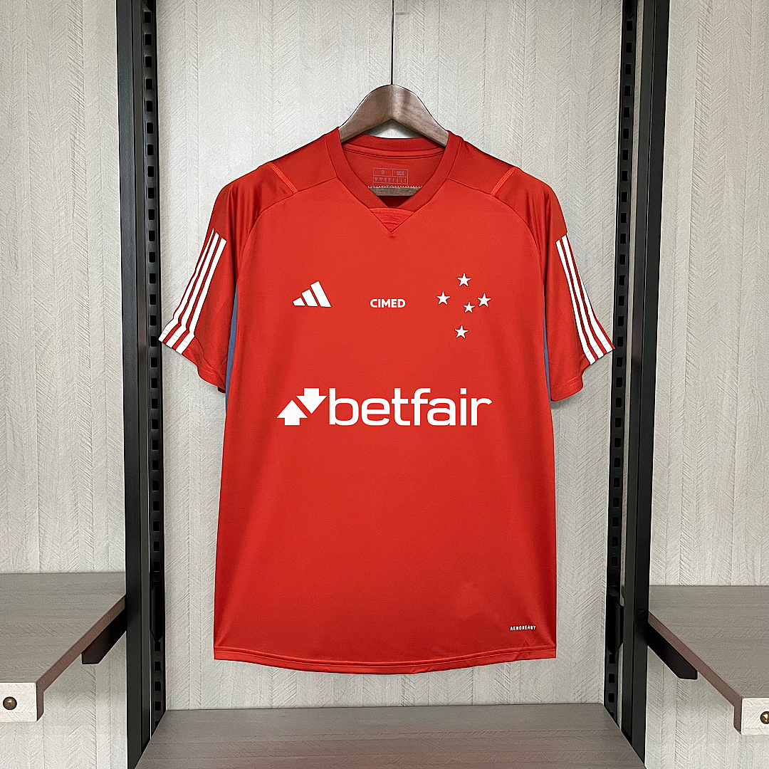 Cruzeiro 24/25 Cruzeiro Training Wear Red All sponsors S-4XL 10