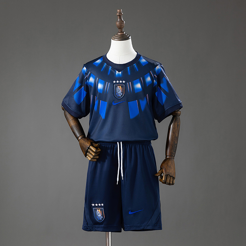 Uruguay Uruguay 2026 Away Kids Kit Jersey Size 16-28