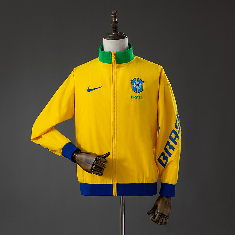 Brasile Brazil Sportswear Jacket Coat Windbreaker S-XXL
