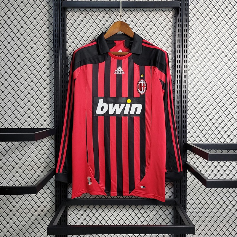 07-08 AC Retro 07-08 AC Home Long Sleeve Size S-XXL