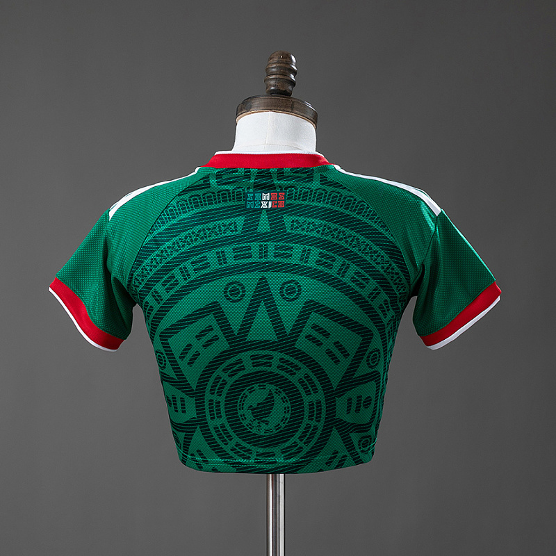 Messico Mexico 2026 Home Women's Crop Top Style S-XXL 2