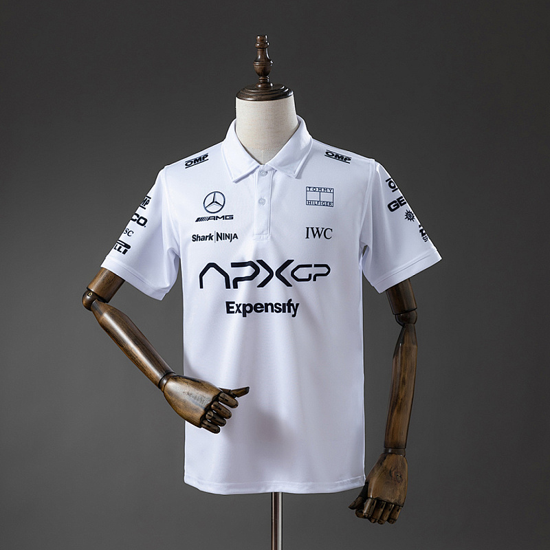 F1 Mercedes-Benz F1 Mercedes-Benz APXGP Movie Edition POLO White S-5XL