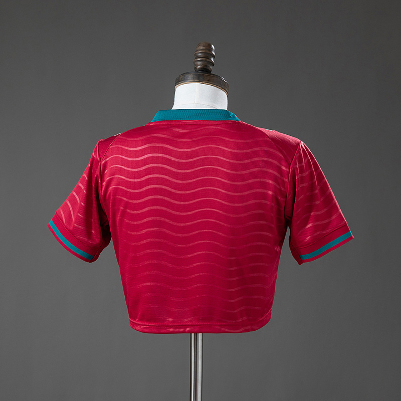 Portogallo Portugal 2026 Home Women's Crop Top Style Jersey S-XXL 2
