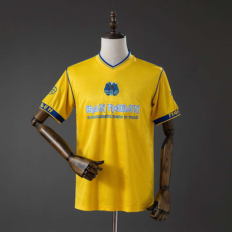 West Ham Iron Maiden x West Ham United 2008 Retro Yellow Jersey S-XXL
