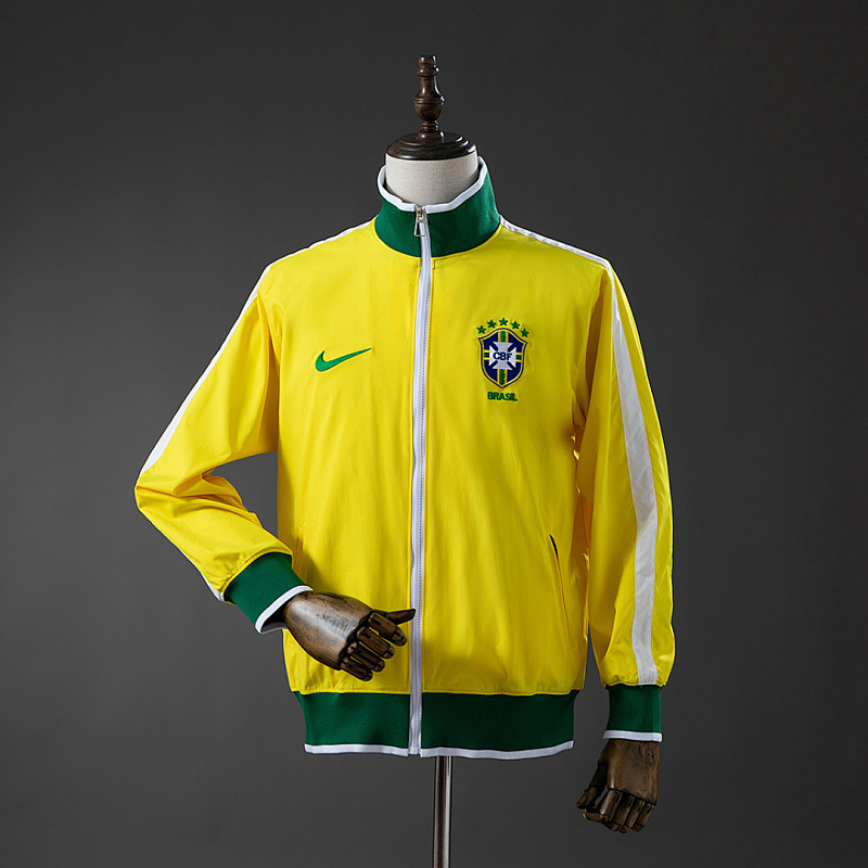 Brasile Brazil 10/11 Windbreaker - Yellow S-XXL