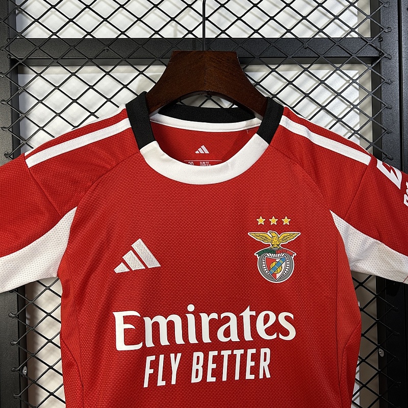 Benfica 25/26 Kids Benfica Home Size: 16-28 5