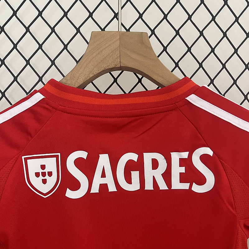 Benfica 24/25 Kids Benfica Home Size: 16-28 8