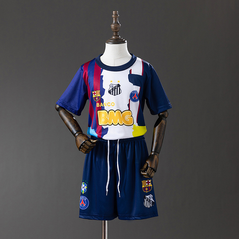 Neymar jr Neymar jr 25/26 Commemorative kids kit Jersey SIZE 16-28