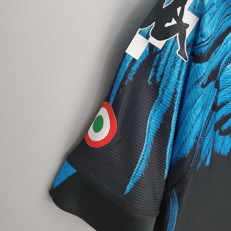 Napoli 21/22 S.S.C. Napoli black blue Kappa × Marcelo Burlon S-XXL 11