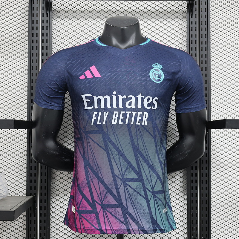 Real Madrid Jogadores: 24/25 Real Madrid Edição Especial Gradiente Roxo S-XXL