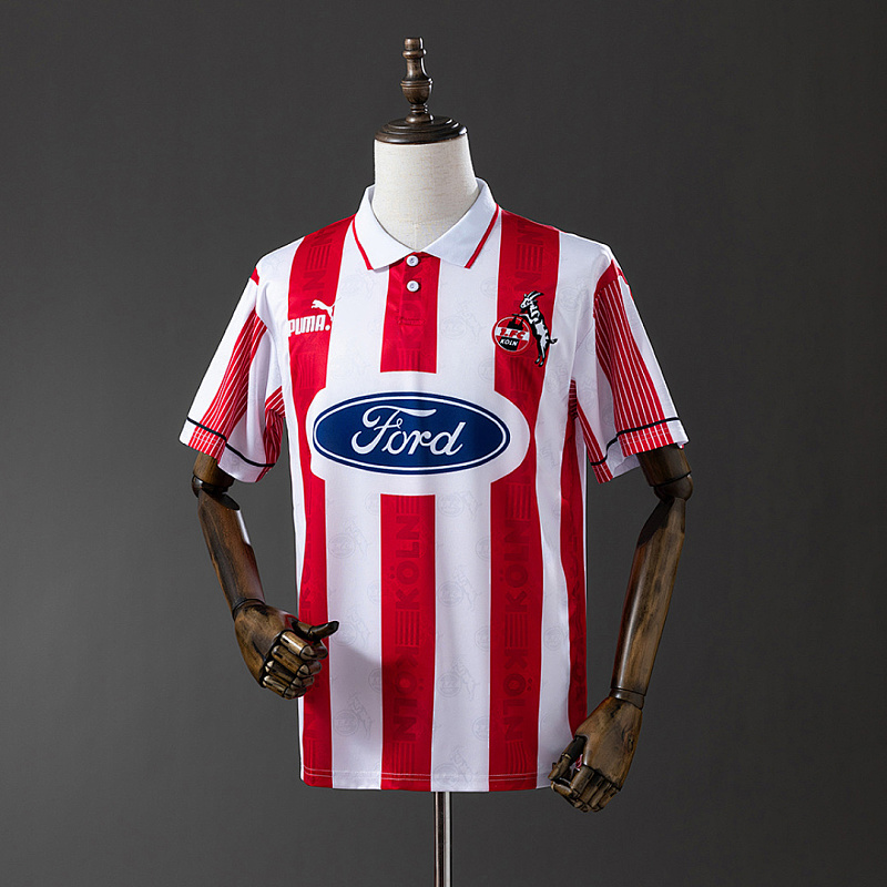 Cologne Jersey Cologne 95/96 Home Retro Jersey S-XXL