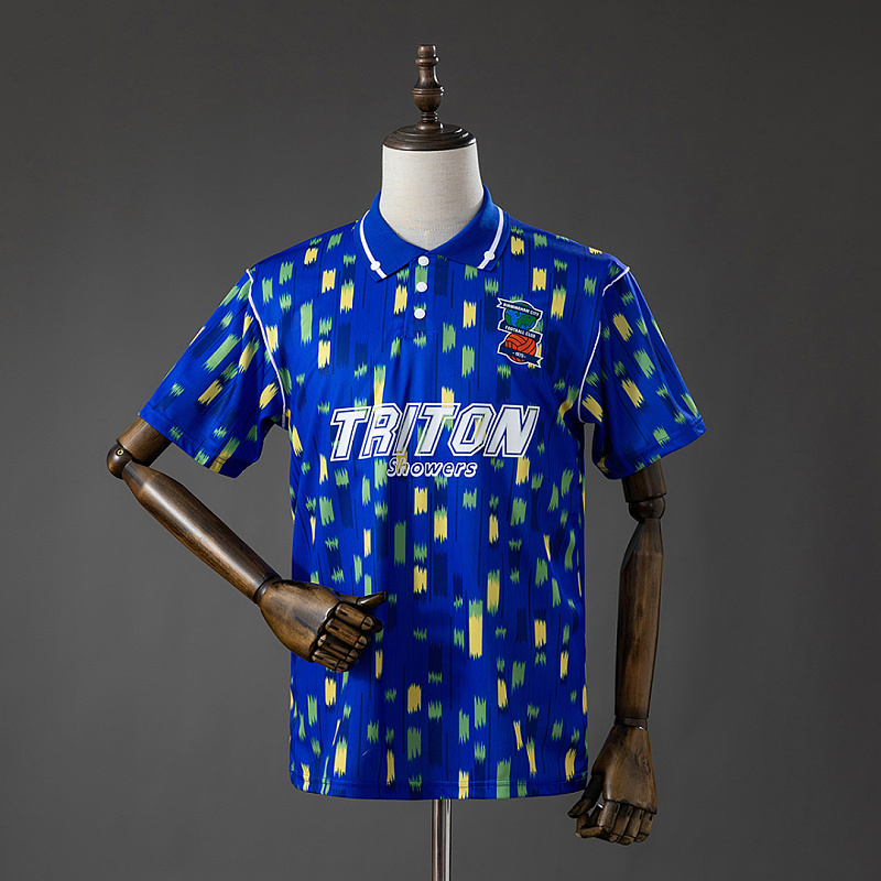 Birmingham Blue Birmingham 92/93 Blue Retro Jersey S-4XL