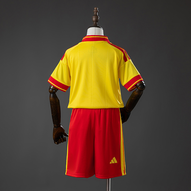 Lens RC Lens 26/27 Home Kids Kit Jersey Size：16-28 2