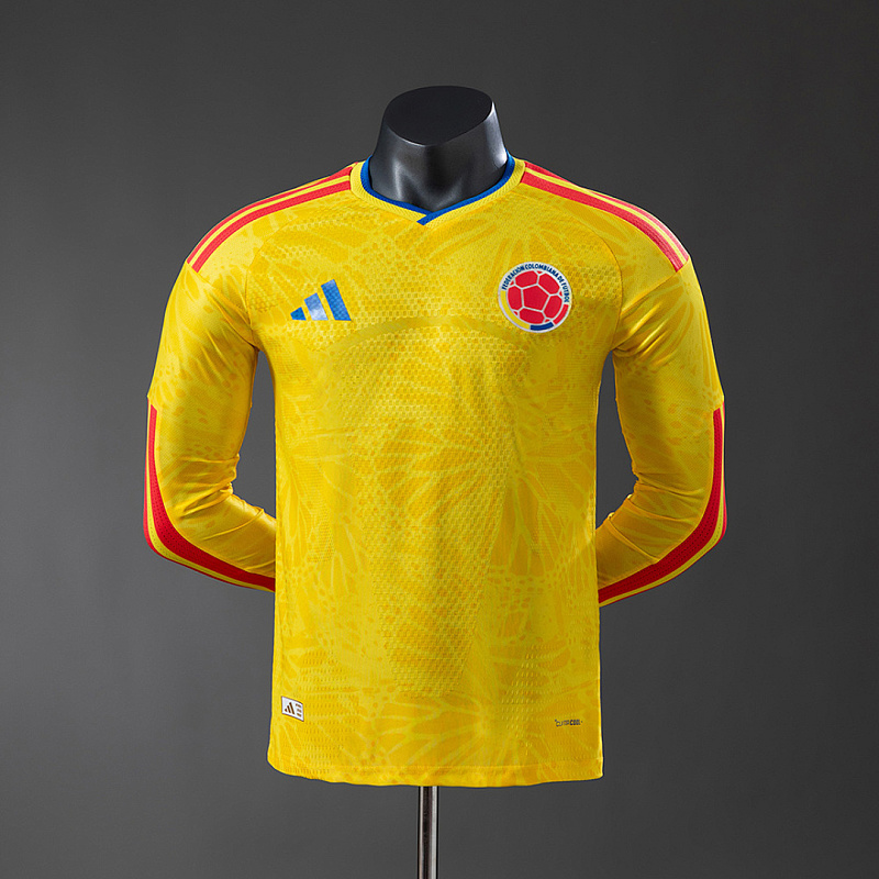 Nazionale Columbia 2026 Home Long-Sleeve Player Jersey S-4XL