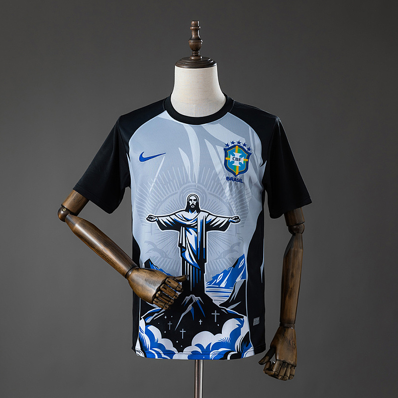 Brasile Brazil 2026 Christ the Savior - Gray Jersey S-XXL