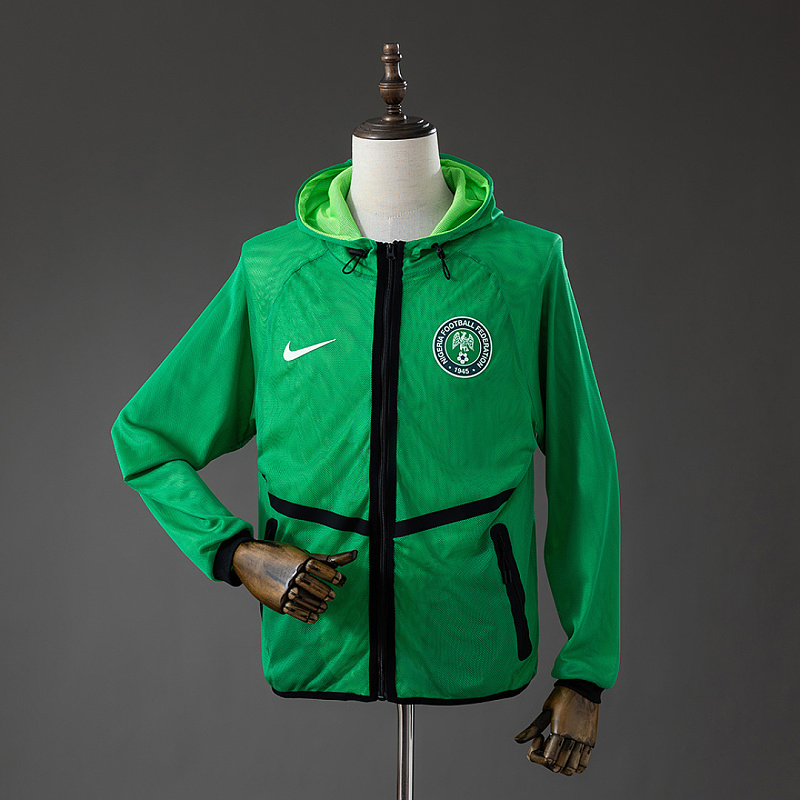 Nigeria 2026 Nigeria 2026 Men's Football Anthem Jacket - Green S-XXL