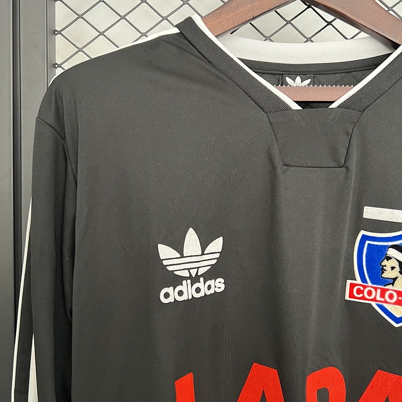 long sleeve Retro long sleeve colo colo 1991 black S-XXL 5
