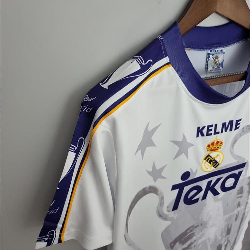 Real Madrid Retro 97-98 Real Madrid Champions League 7 Champions Commemorative Edition S-XXL 5