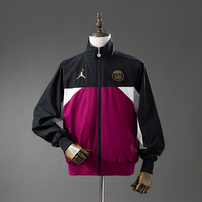PSG PSG Collaboration Windbreaker - Black & Psychedelic Purple S-XXL