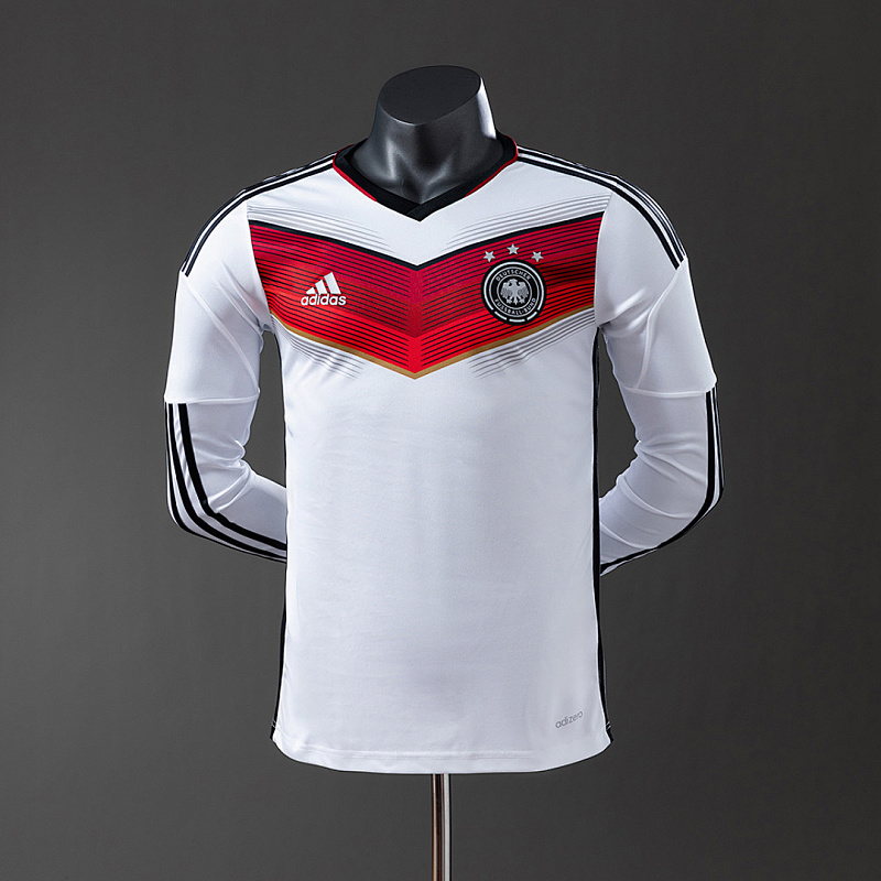 Germania Germany 2014 Home Long Sleeve Player Retro Jersey S-3XL