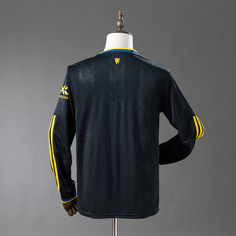 M-U Long-Sleeve M-U 25/26 Third Away Long-Sleeve Jersey S-4XL 2