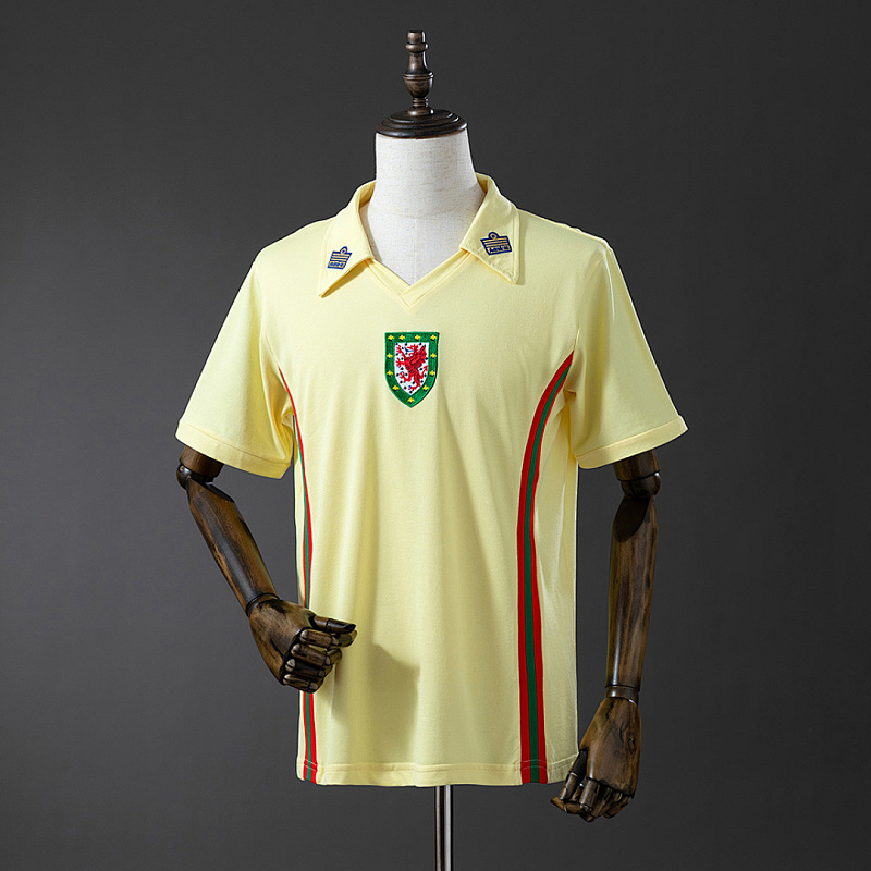 Galles Wales 1976/79 Away Retro Jersey S-XXL