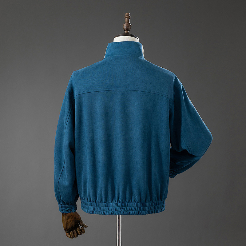 (Chinese New (Chinese New Year) Tang-style jacket - Cowboy Blue S-XXL 2