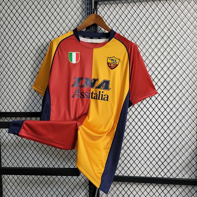Rome 2001-2002 Retro Rome 2001-2002 Home Size S-XXL 3