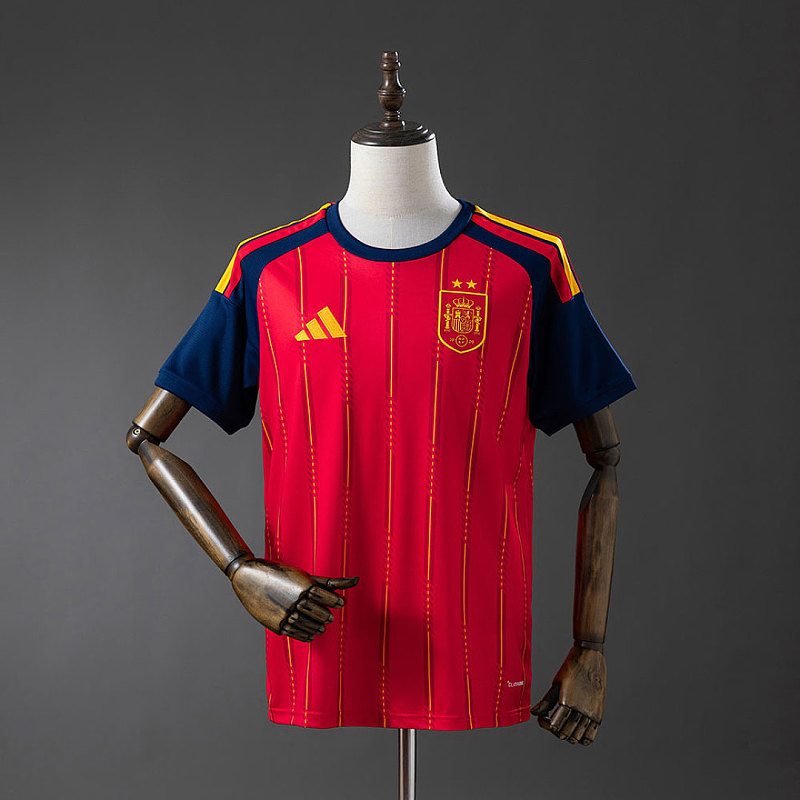 Spagna Spain 2026 Home 2-Star Champion Edition Jersey S-4XL 3