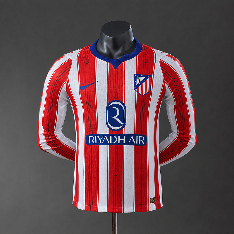 Real Madrid Atletico Madrid 26/27 Home Player Long Sleeve Jersey S-3XL