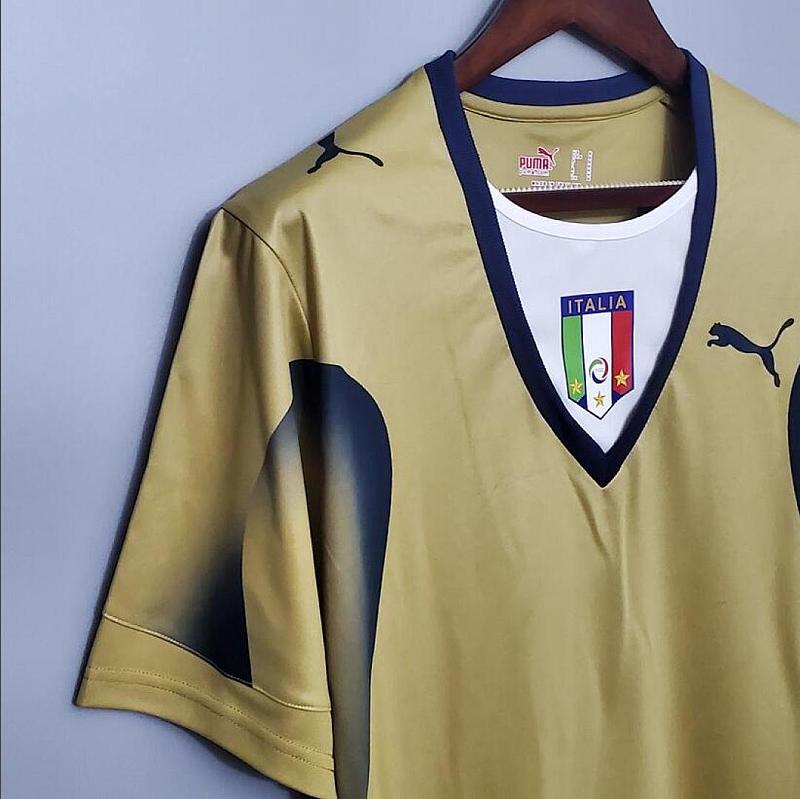 Italia Retro 2006 Italy Golden S-XXL 5