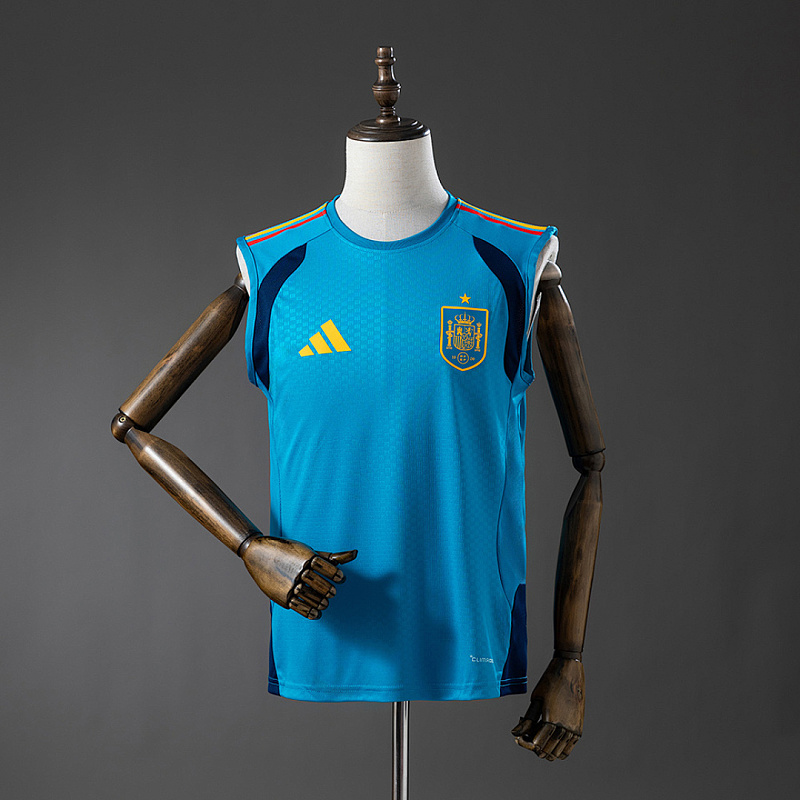 Spagna Spain 26/27 Training Vest - Blue Jersey S-XXL