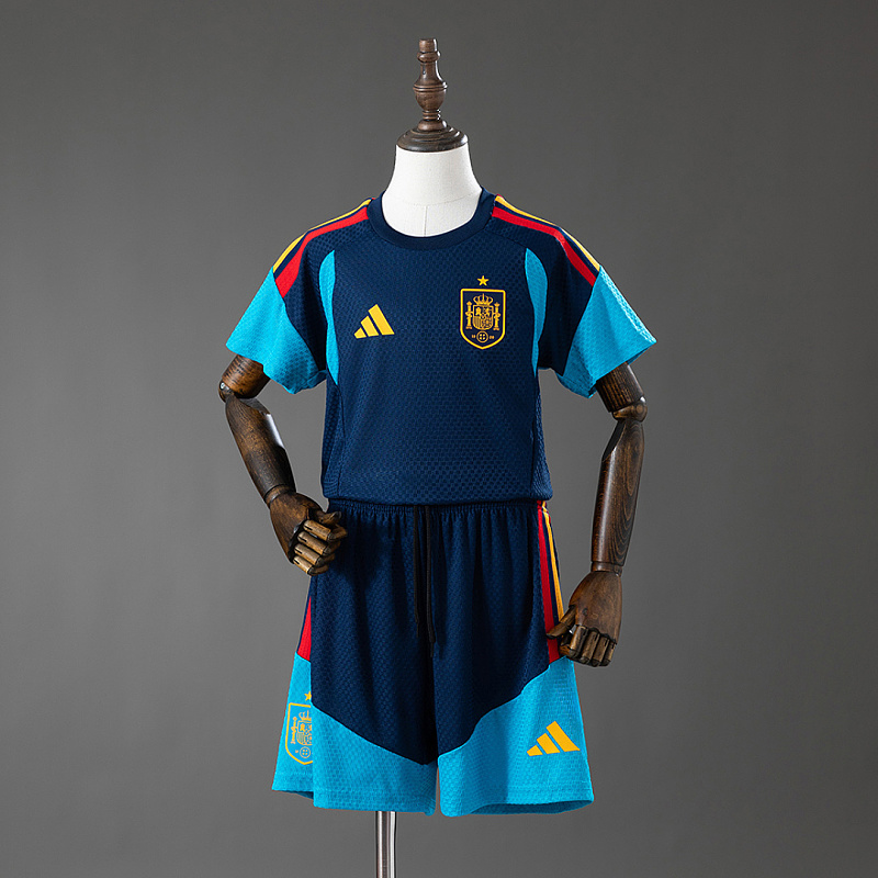 Spagna Spain 2026 Player Training Kids Kit Jersey - Royal Blue Size 16-28