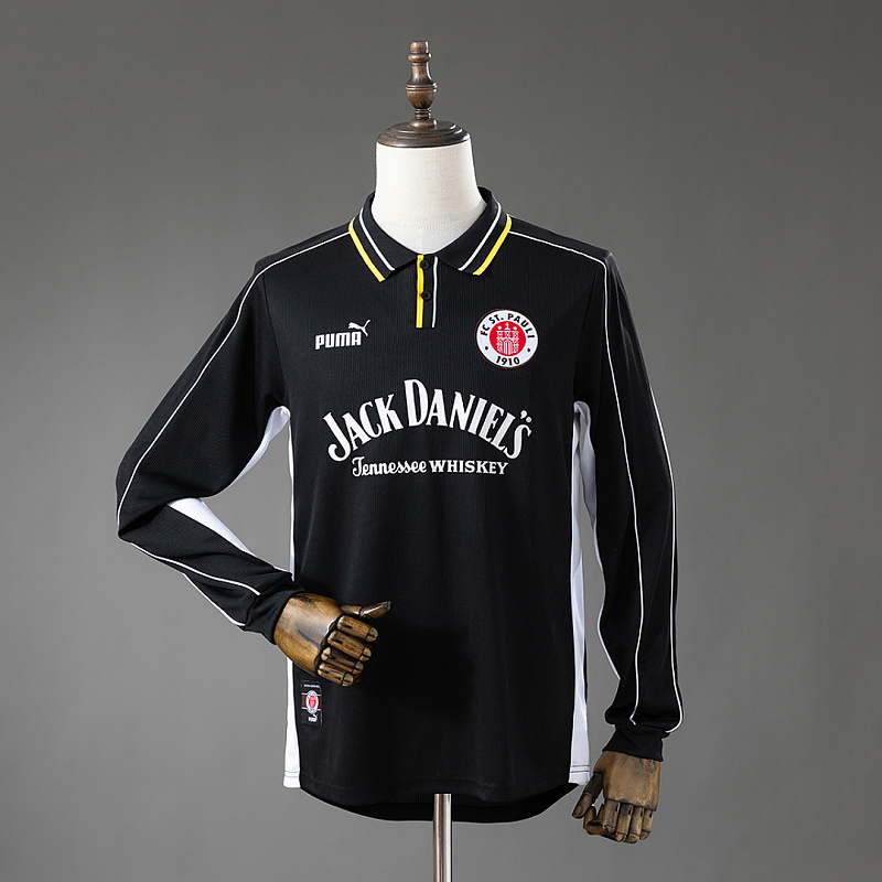 St. Pauli St. Pauli 99/00 Away Retro Long Sleeve Jersey S-XXL