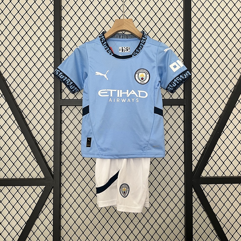Manchester City 24/25 kids Manchester City home size: 16-28