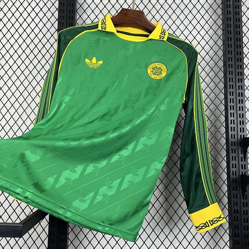 Celtic 2024/25 Celtic 2024/25 Special Edition Long Sleeves Retro Jersey S-XXL 5