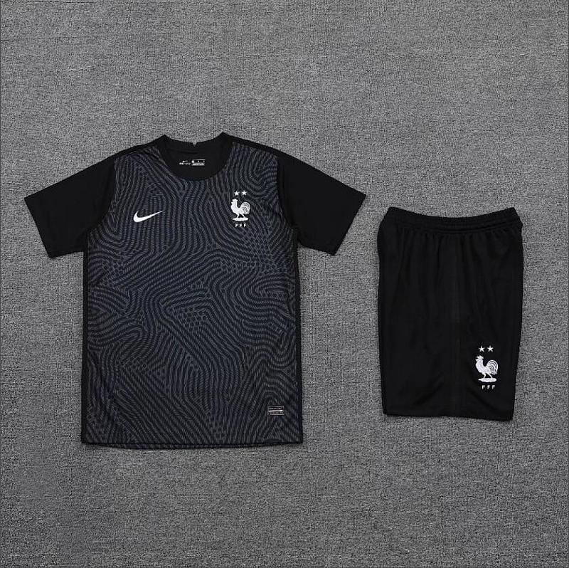 Francia France Black Short Sleeve Goalkeeper S-XXL (can be sold separately) 4