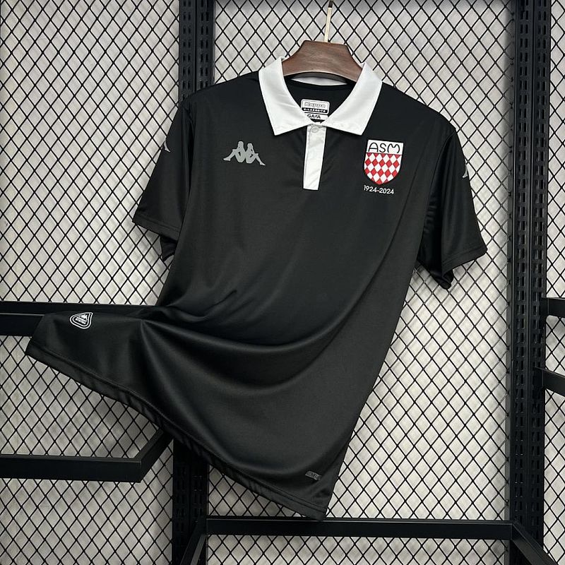 Monaco AS Monaco 2024/25 Black commemorative edition Jersey S-XXL